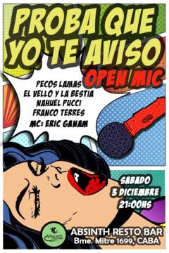 Probá que yo te aviso - Open Mic