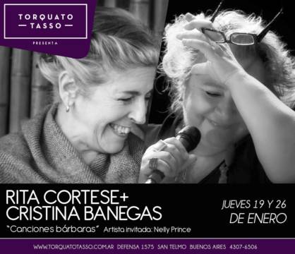 Rita Cortese + Cristina Banegas