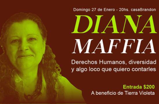Diana Maffia en casaBrandon