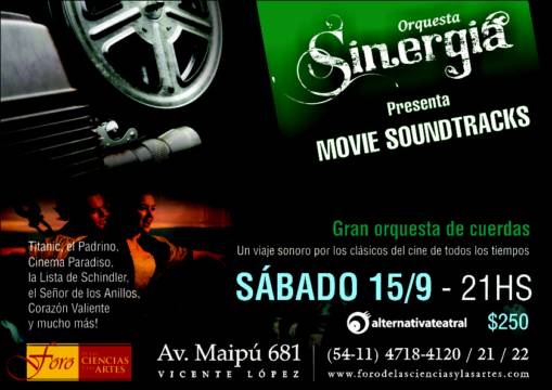 Orquesta Sinergia - Ciclo "Movie Soundtracks"