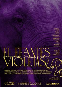 Elefantes violetas