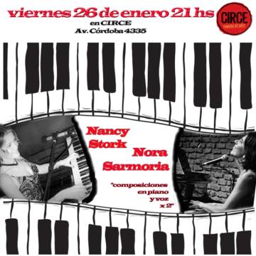 Nora Sarmoria & Nancy Stork "Composiciones en piano y voz x 2"