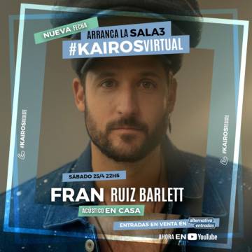 Fran Ruiz Barlett en Vivo Sala Virtual