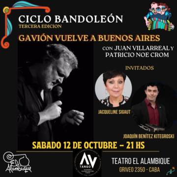 Ciclo Bandoleón - Gavión vuelve a Buenos Aires