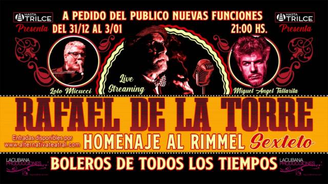 Rafael de la Torre presenta Homenaje al Rimmel