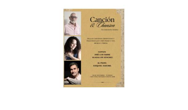 Canción & Chanson - Un concierto íntimo