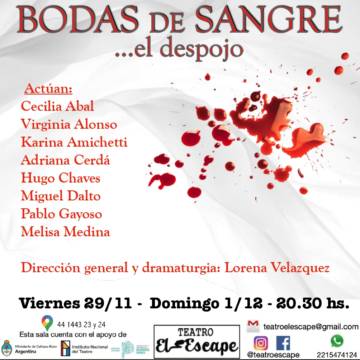 Bodas de sangre... el despojo