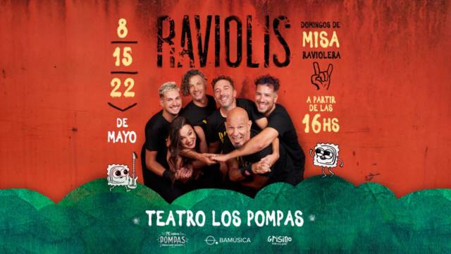 Entradas para Raviolis: Misa Raviolera en los pompas en SALA DE LOS  POMPAPETRIYASOS - Alternativa Teatral