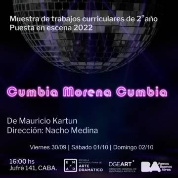 Cumbia morena cumbia de Mauricio Kartun en Alternativa. Comunidad en escena.