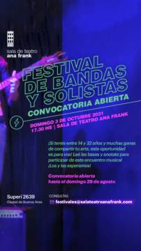 Festival de bandas y solistas