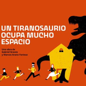 Un tiranosaurio ocupa mucho espacio