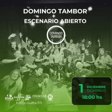 Domingo tambor + escenario abierto