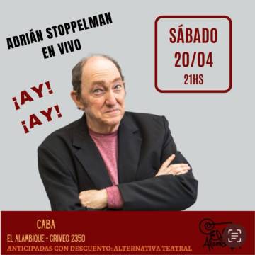 Adrián Stoppelman en vivo ¡Ay!