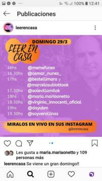 Leer en casa -Meme Funes