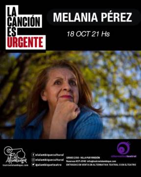 La canción es urgente - Melania Pérez -