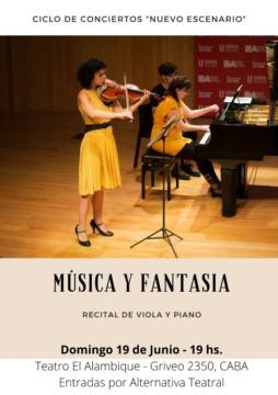 Música y fantasía - Recital de viola y piano