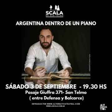 Argentina dentro de un piano